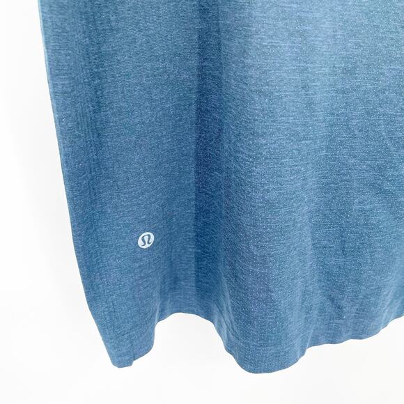Lululemon Mens Athleisure Active Metal Vent Tech Polo‎ Shirt Night Sea Blue XL - Picture 4 of 6